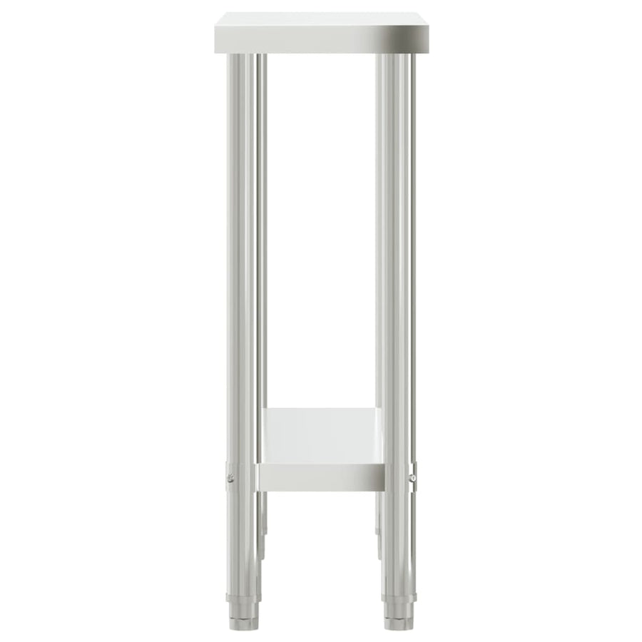 Keukenwerktafel 82,5X30X85 Cm Roestvrij Staal 82.5 x 30 x 85 cm