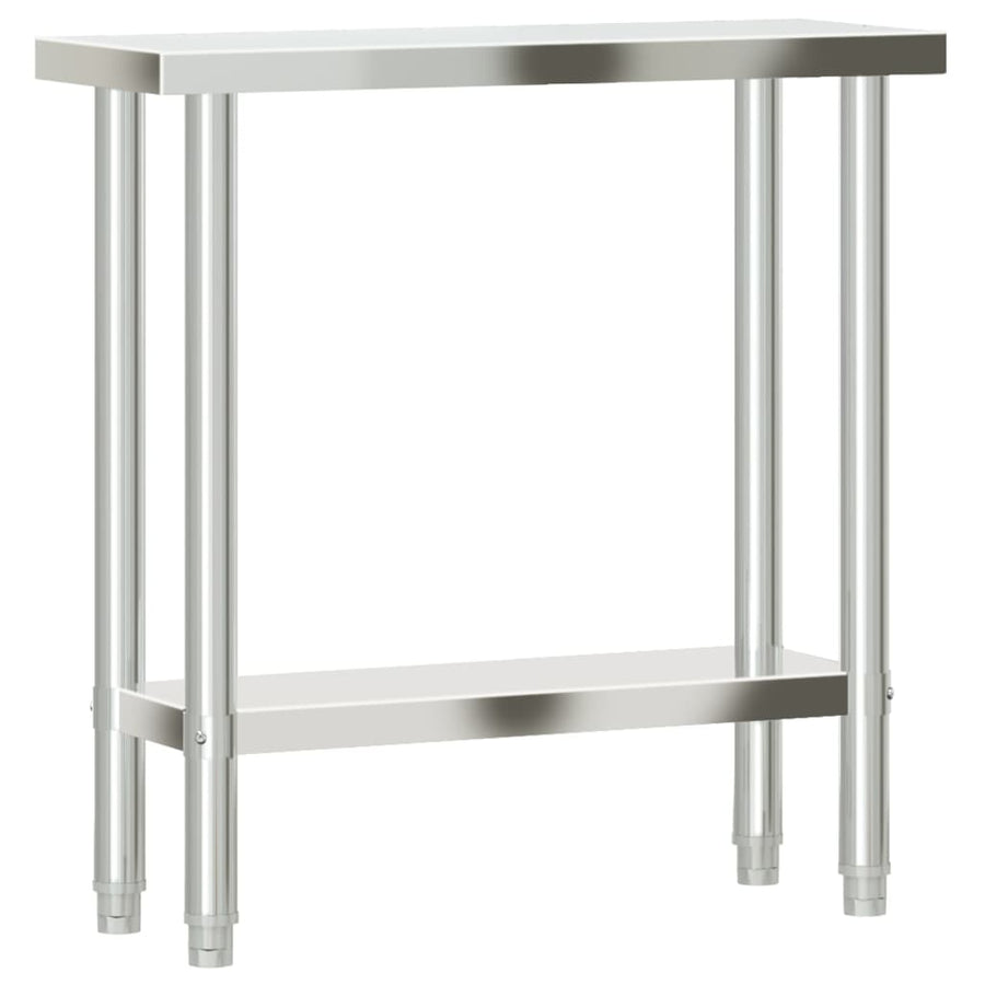 Keukenwerktafel 82,5X30X85 Cm Roestvrij Staal 82.5 x 30 x 85 cm