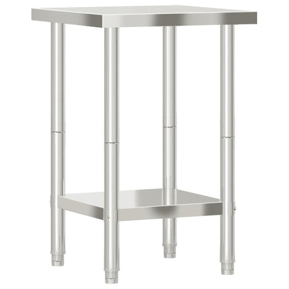 Keukenwerktafel 55X55X85 Cm Roestvrij Staal
