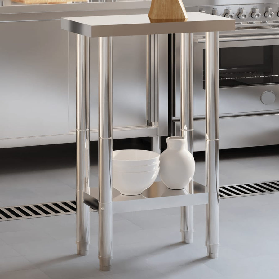 Keukenwerktafel 55X55X85 Cm Roestvrij Staal