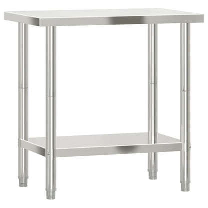 Keukenwerktafel 82,5X55X85 Cm Roestvrij Staal