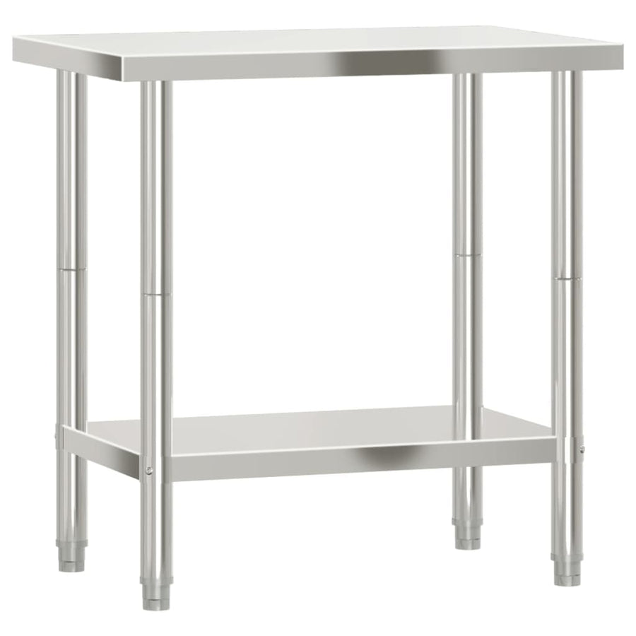 Keukenwerktafel 82,5X55X85 Cm Roestvrij Staal
