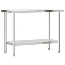 Keukenwerktafel 110X55X85 Cm Roestvrij Staal