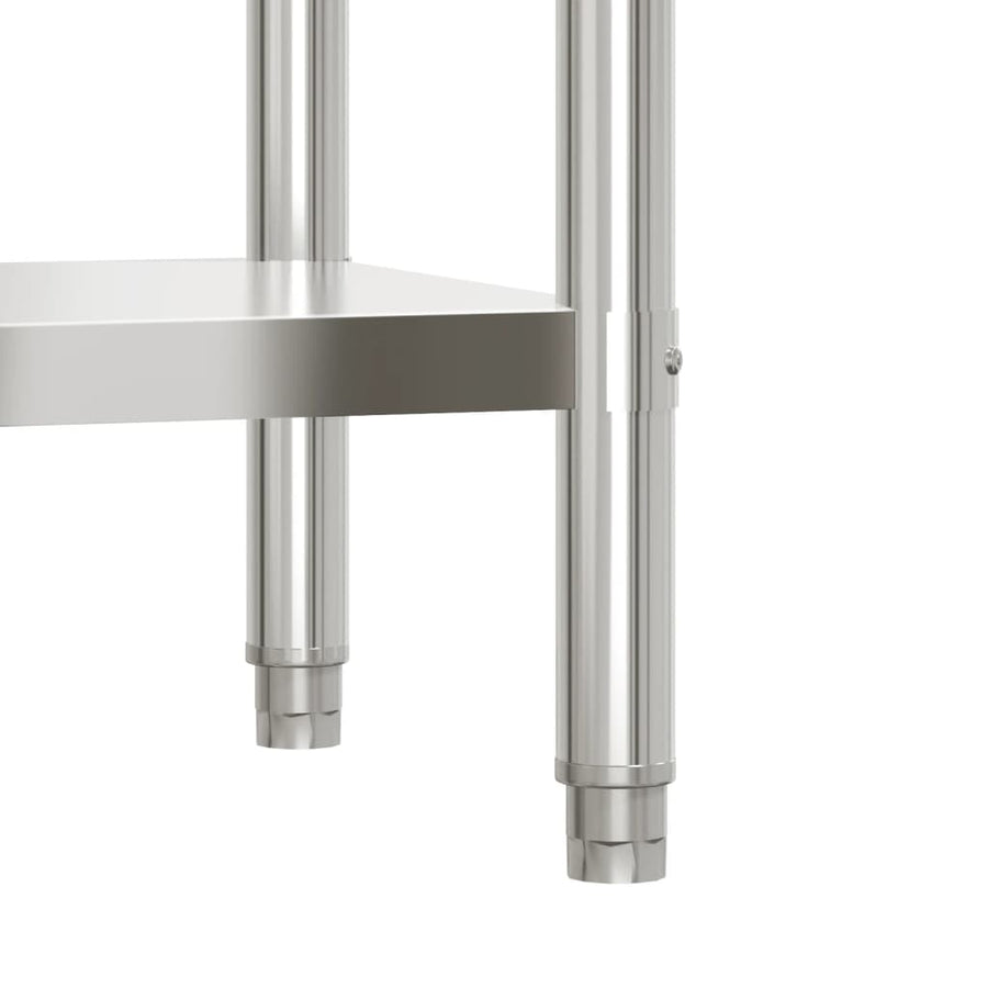 Keukenwerktafel 110X55X85 Cm Roestvrij Staal