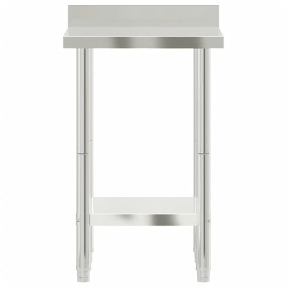 Keukenwerktafel Met Spatscherm 55X55X93 Cm Roestvrij Staal