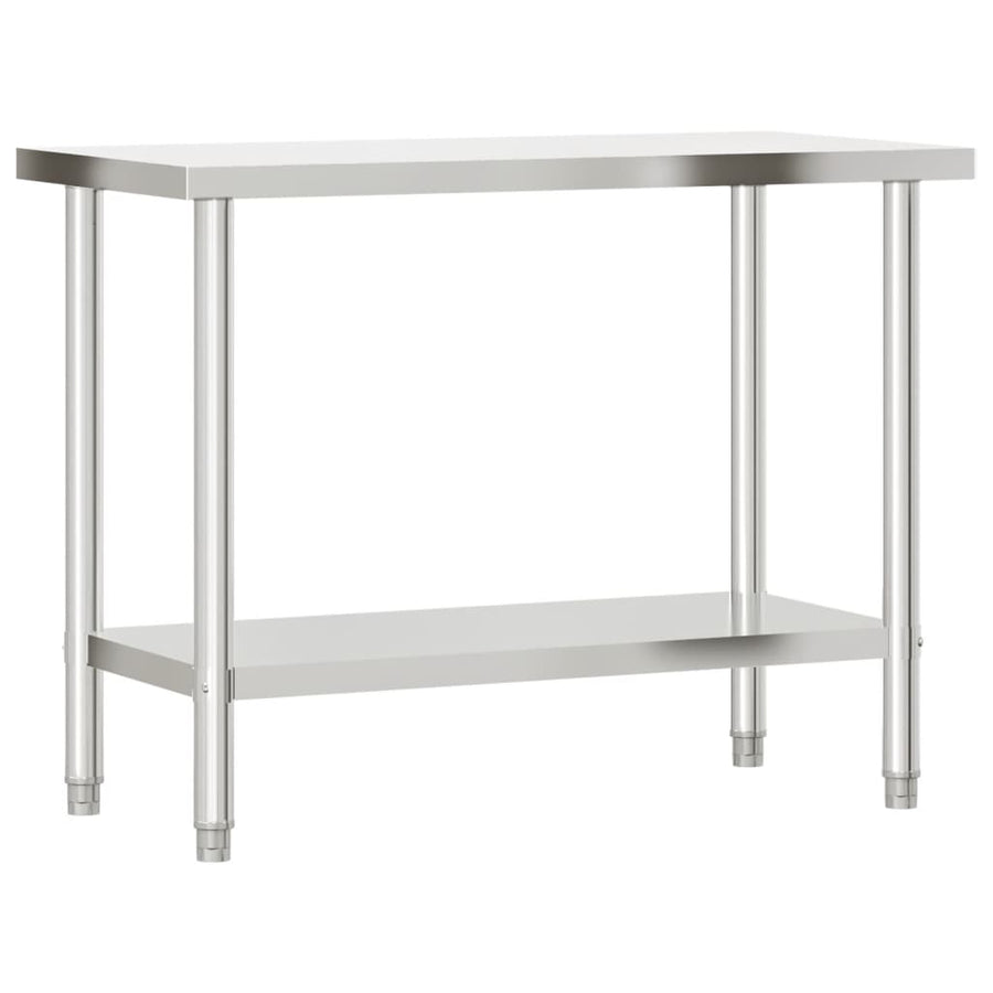 Keukenwerktafel 110X55X85 Cm Roestvrij Staal