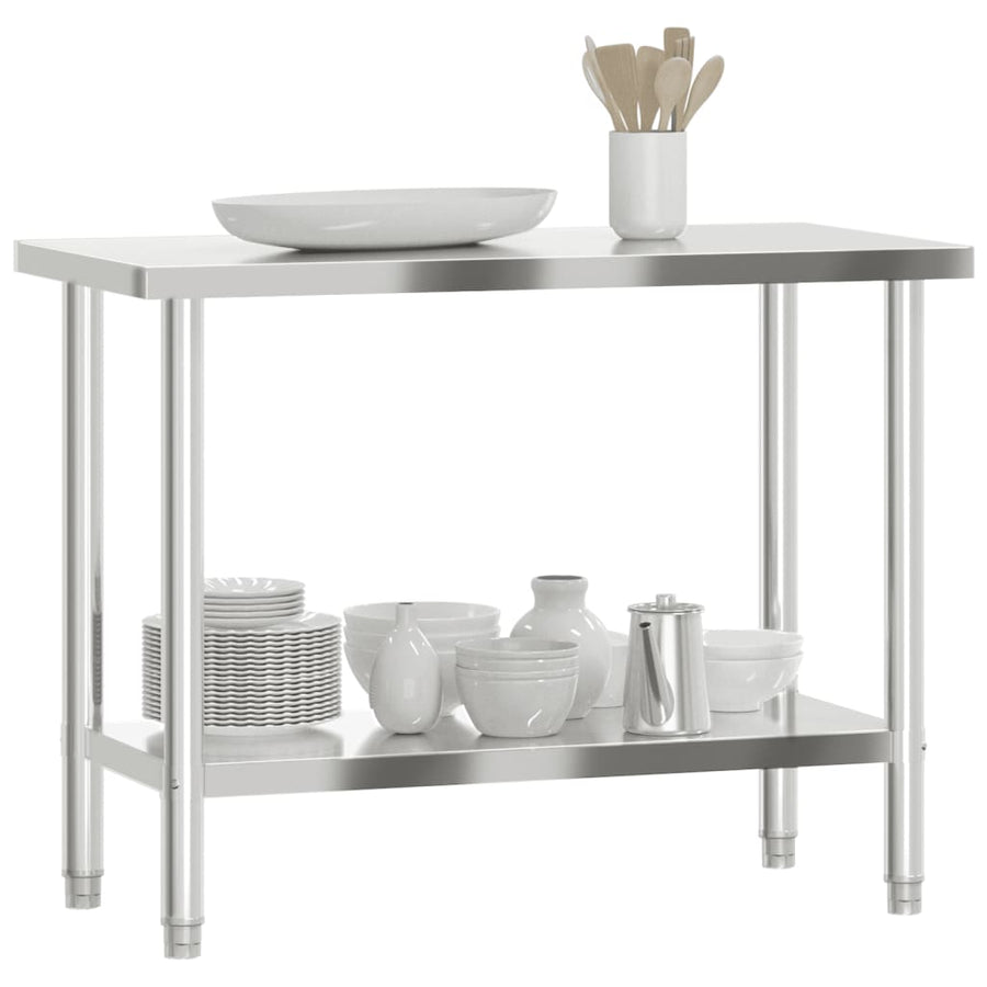 Keukenwerktafel 110X55X85 Cm Roestvrij Staal