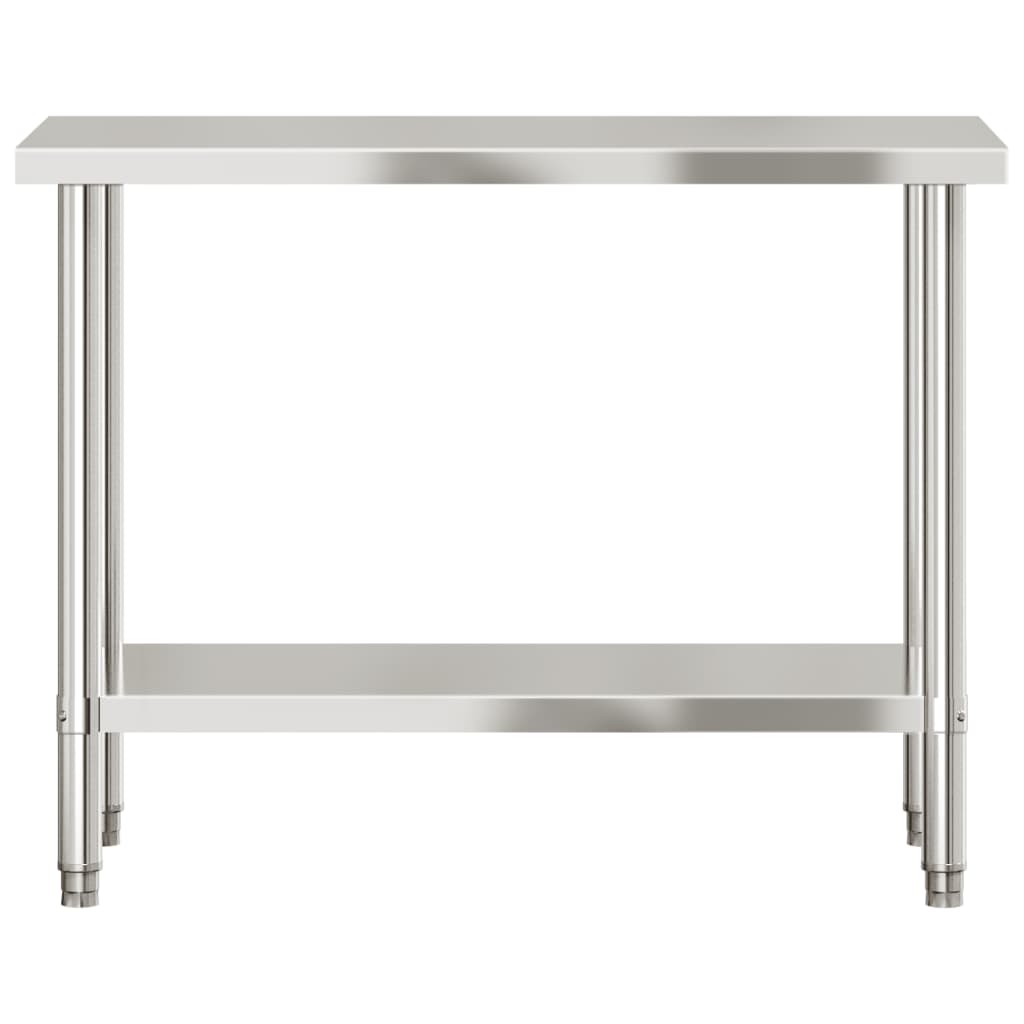 Keukenwerktafel 110X55X85 Cm Roestvrij Staal