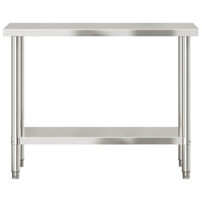 Keukenwerktafel 110X55X85 Cm Roestvrij Staal
