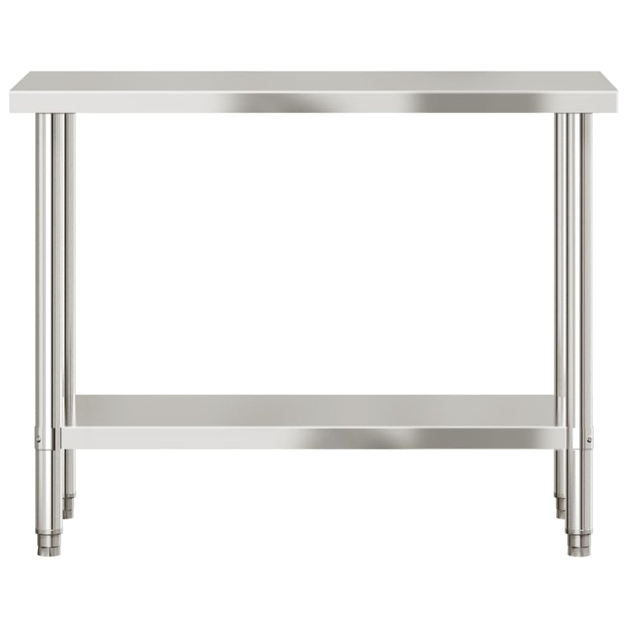 Keukenwerktafel 110X55X85 Cm Roestvrij Staal