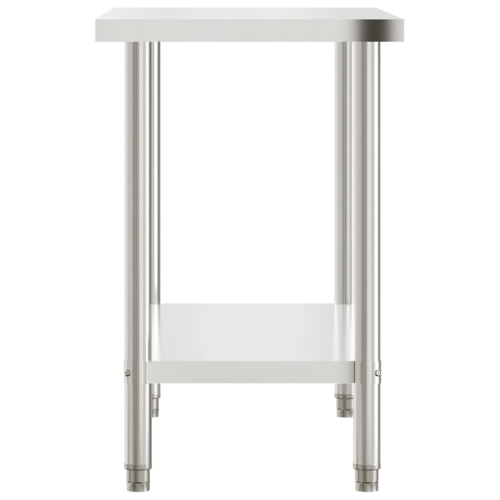 Keukenwerktafel 110X55X85 Cm Roestvrij Staal