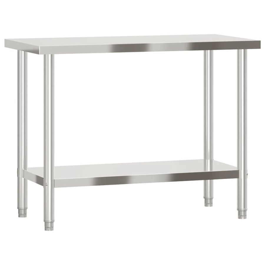 Keukenwerktafel 110X55X85 Cm Roestvrij Staal