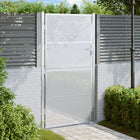 Tuinpoort 100x200 cm roestvrij staal