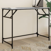 Bureau 100x45x76 cm hout staal grijs sonoma