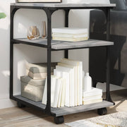 3-tier printer cabinet 43x48x64 cm engineered wood grey sonoma