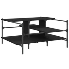 Salontafel 00X00X48,5 Cm Bewerkt  Hout Zwart