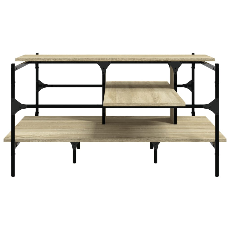 Salontafel 00X00X48,5 Cm Bewerkt Hout Kleurig Sonoma eiken