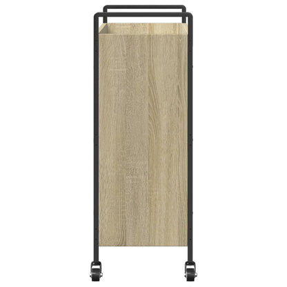 Keukentrolley 70X30X82 Cm Bewerkt Hout Sonoma Eikenkleurig