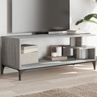 Tv-meubel 102x40x41 cm hout staal grijs sonoma