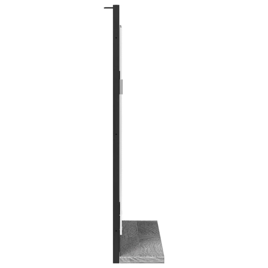 Badkamerspiegel Met Schap 50X12X60 Cm Hout Grijs Sonoma Eiken