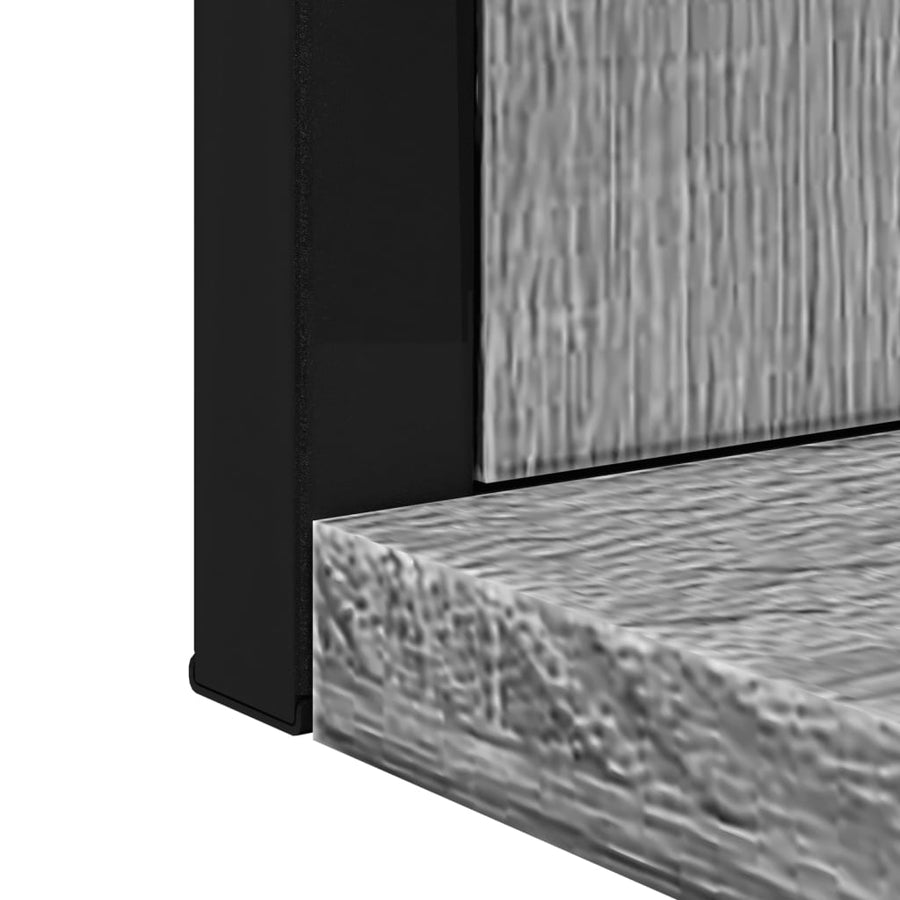 Badkamerspiegel Met Schap 50X12X60 Cm Hout Grijs Sonoma Eiken