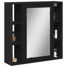 Badkamerspiegelkast 60X16X60 Cm Bewerkt Hout Zwart