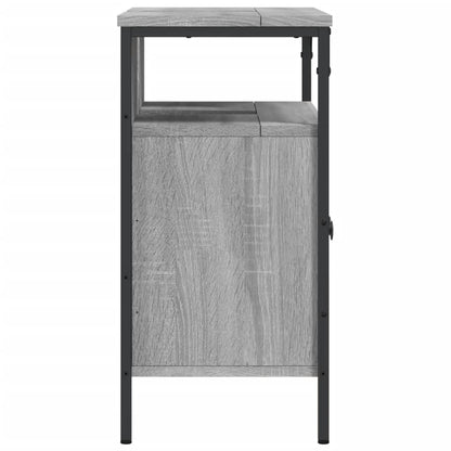 Wastafelkast 60X30X60 Cm Bewerkt Hout Grijs Sonoma Eikenkleurig