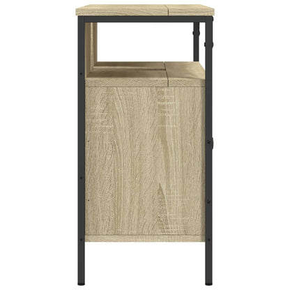 Wastafelkast 60X30X60 Cm Bewerkt Hout Sonoma Eikenkleurig