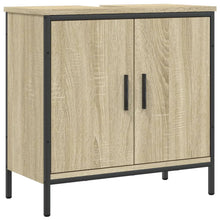 Wastafelkast 60X30X60 Cm Bewerkt Hout Sonoma Eikenkleurig