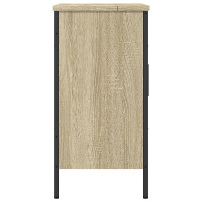 Wastafelkast 60X30X60 Cm Bewerkt Hout Sonoma Eikenkleurig