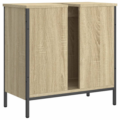 Wastafelkast 60X30X60 Cm Bewerkt Hout Sonoma Eikenkleurig