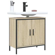Wastafelkast 60X30X60 Cm Bewerkt Hout Sonoma Eikenkleurig
