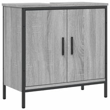 Wastafelkast 60X30X60 Cm Bewerkt Hout Grijs Sonoma Eikenkleurig