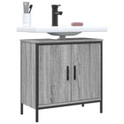Bathroom cabinet 60x30x60 cm engineered wood grey Sonoma oak