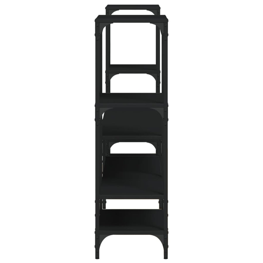 Tv-Meubel 206,5X28,5X95 Cm Bewerkt Hout Zwart