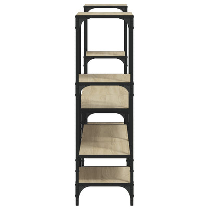 Tv-Meubel 206,5X28,5X95 Cm Bewerkt Hout Sonoma Eikenkleurig