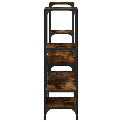 Tv-Meubel 206,5X28,5X95 Cm Bewerkt Hout Gerookt Eikenkleurig