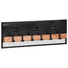 Wall coat rack 90x11x30 cm solid mango wood mango