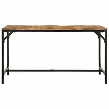 Eettafel 140x70x75 cm massief hout ruw mangohout