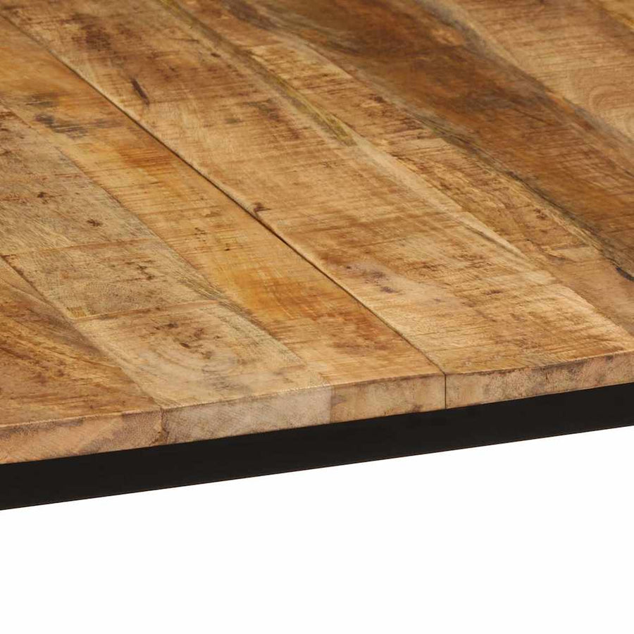 Eettafel 140x70x75 cm massief hout ruw mangohout