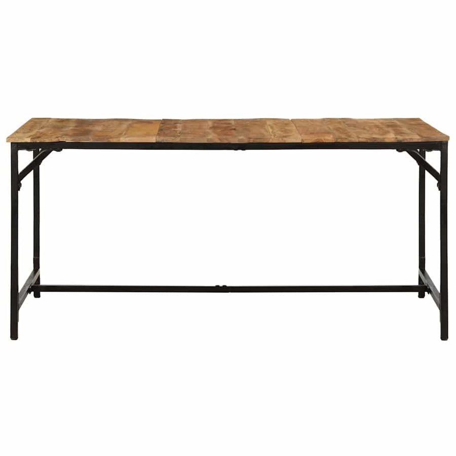 Eettafel 160x80x75 cm massief hout ruw mangohout