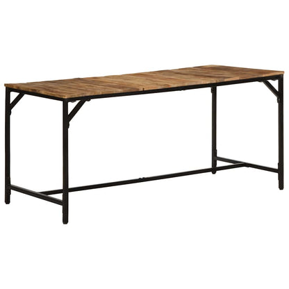 Eettafel 160x80x75 cm massief hout ruw mangohout