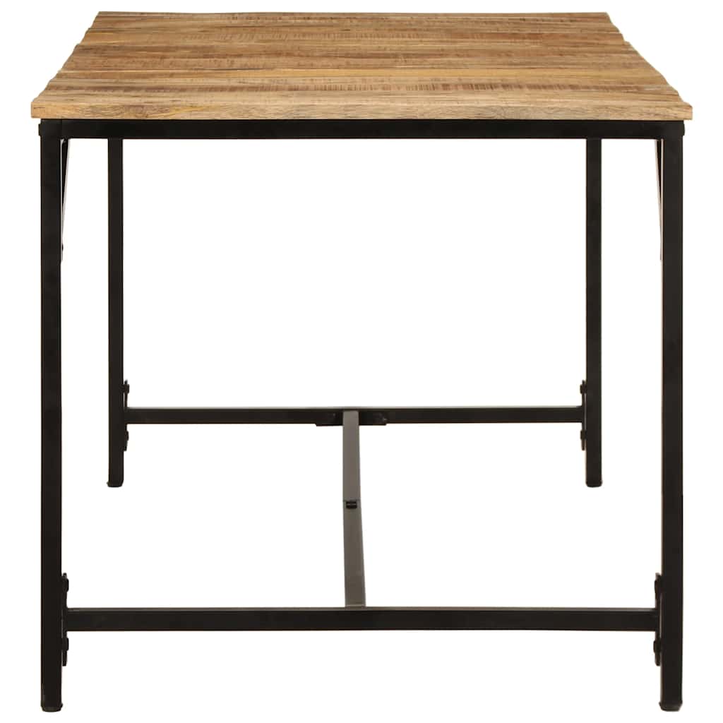 Eettafel 160x80x75 cm massief hout ruw mangohout