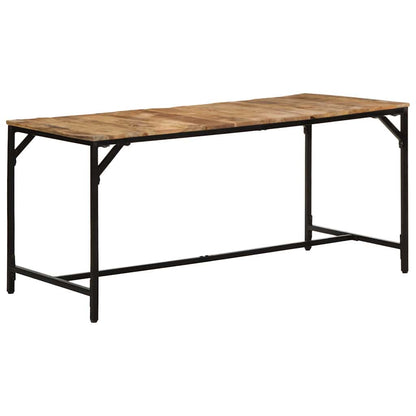 Eettafel 160x80x75 cm massief hout ruw mangohout