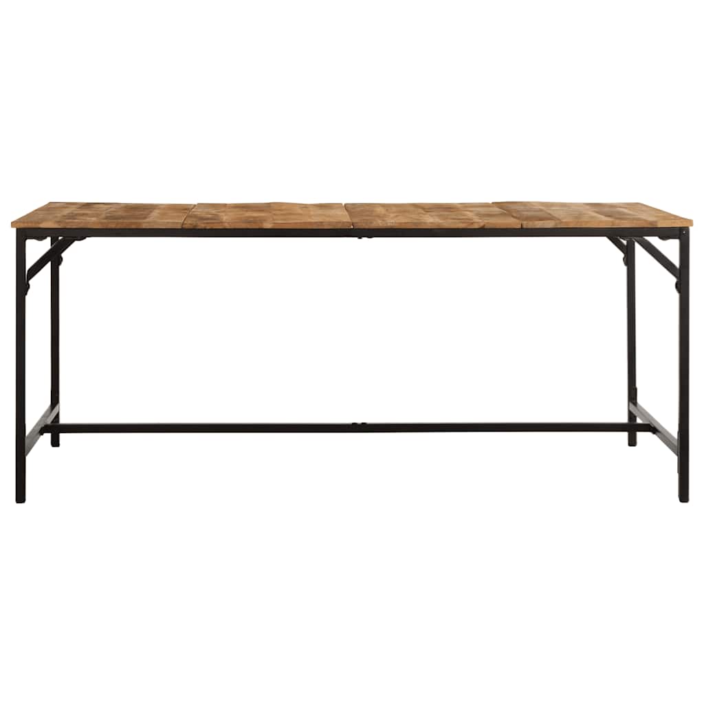 Eettafel 180x90x75 cm massief hout ruw mangohout