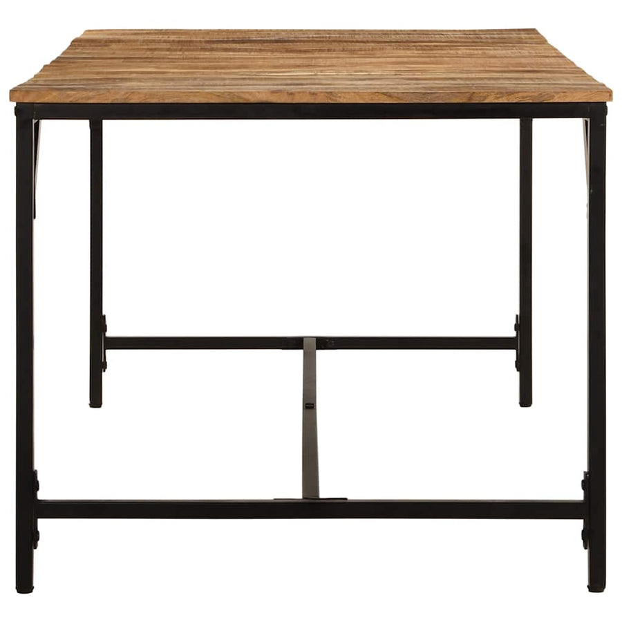 Eettafel 180x90x75 cm massief hout ruw mangohout