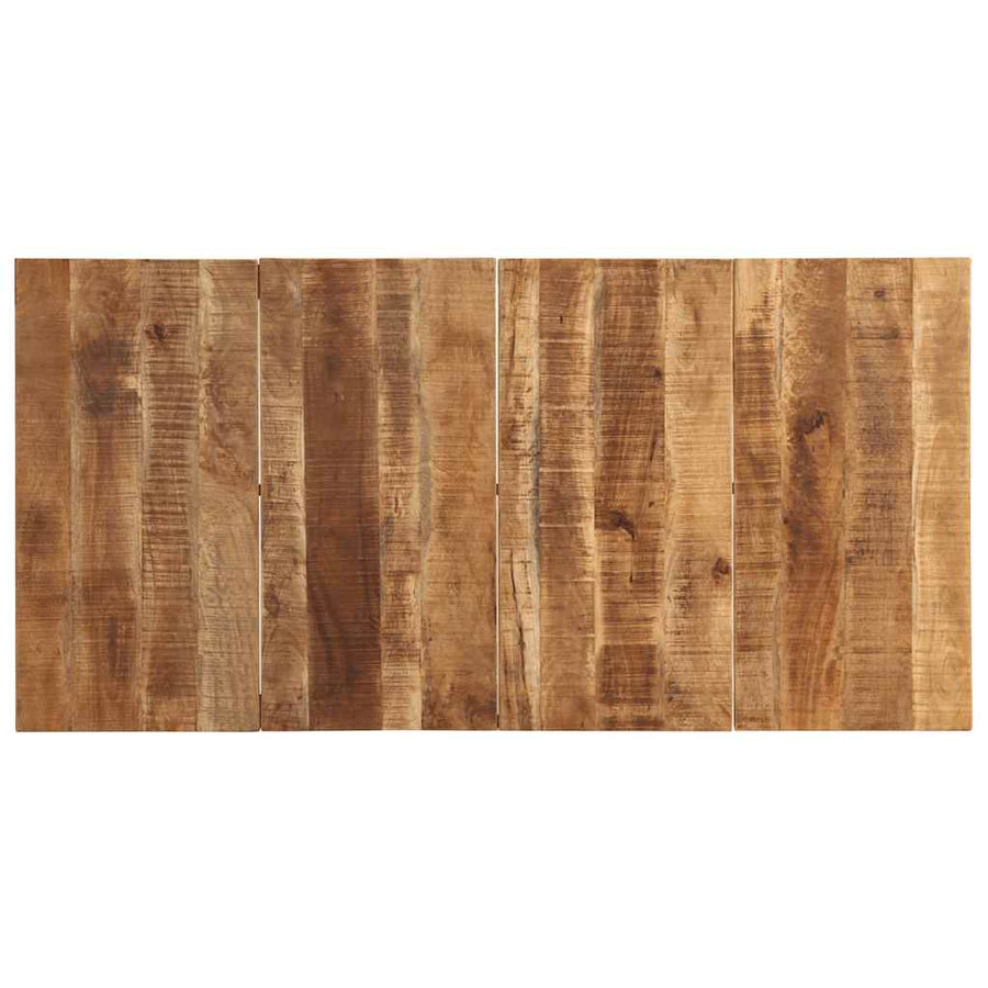 Eettafel 180x90x75 cm massief hout ruw mangohout