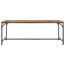 Eettafel 200x100x75 cm massief hout ruw mangohout