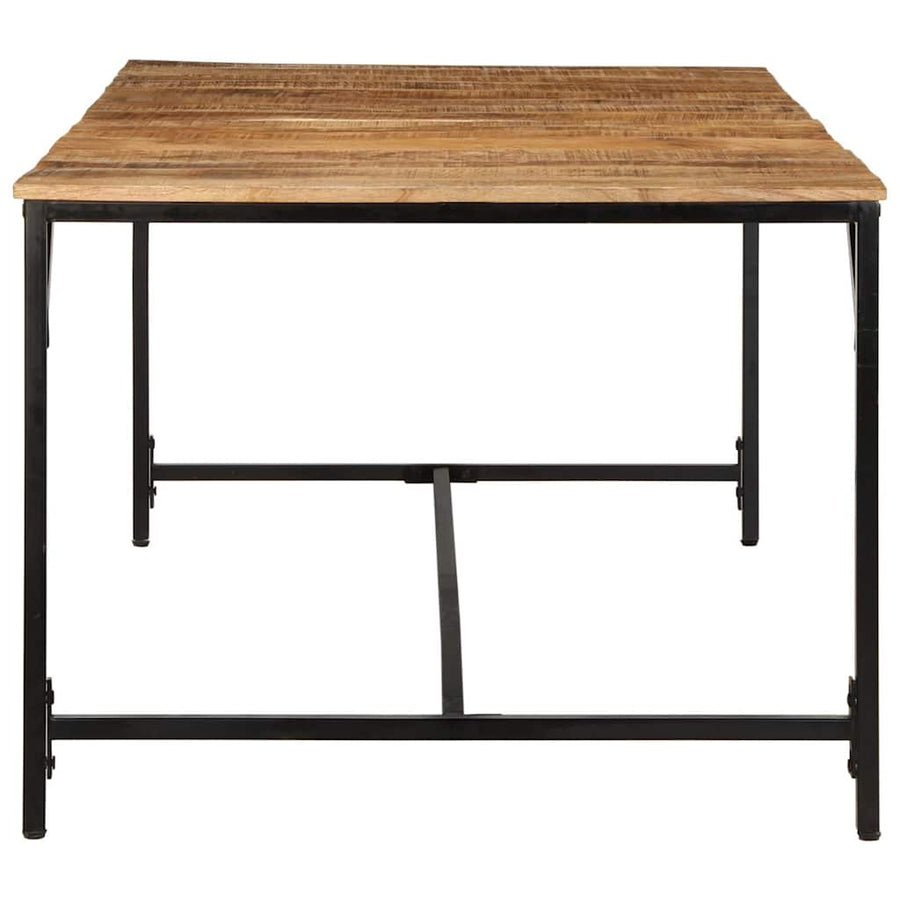 Eettafel 200x100x75 cm massief hout ruw mangohout