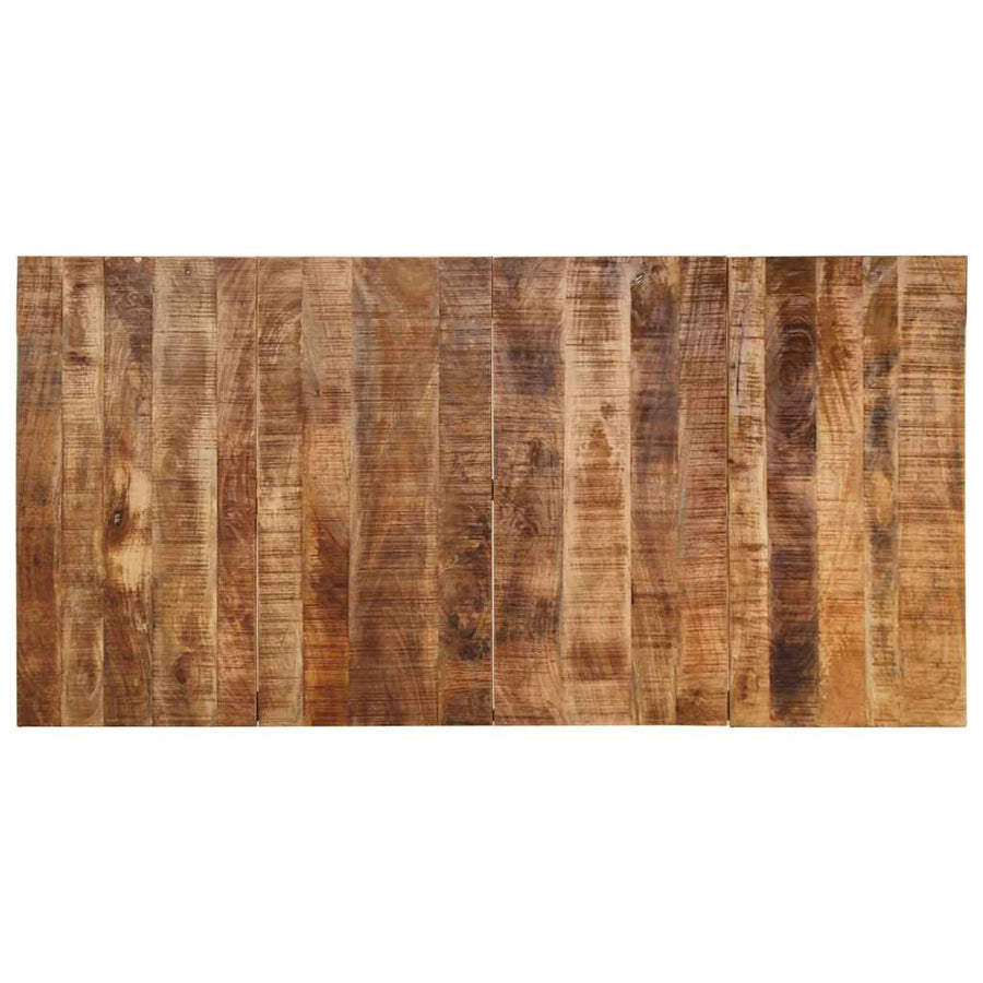 Eettafel 200x100x75 cm massief hout ruw mangohout